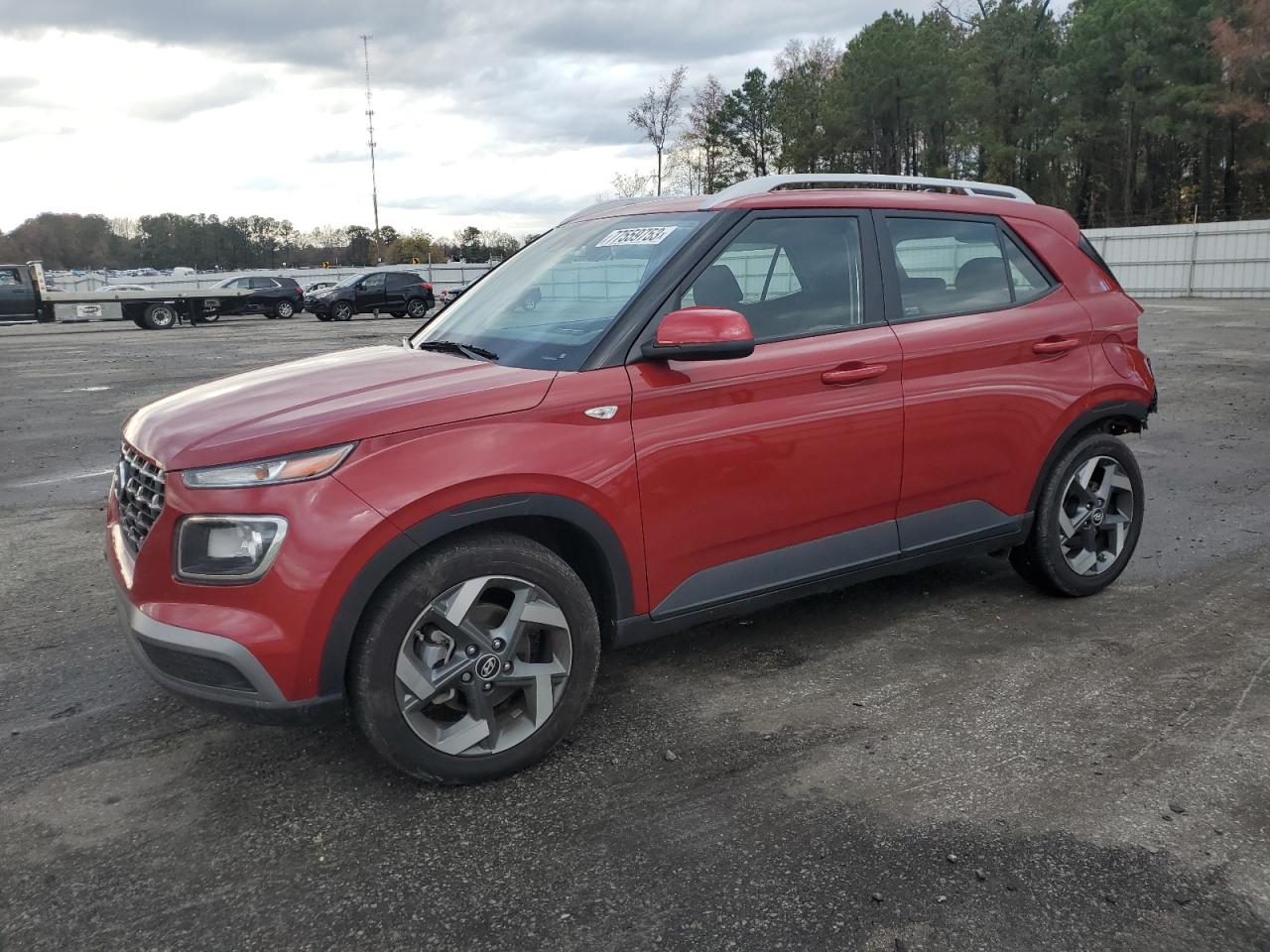 Image 1 of 2022 HYUNDAI VENUE SEL 2022 with VIN KMHRC8A37NU207101