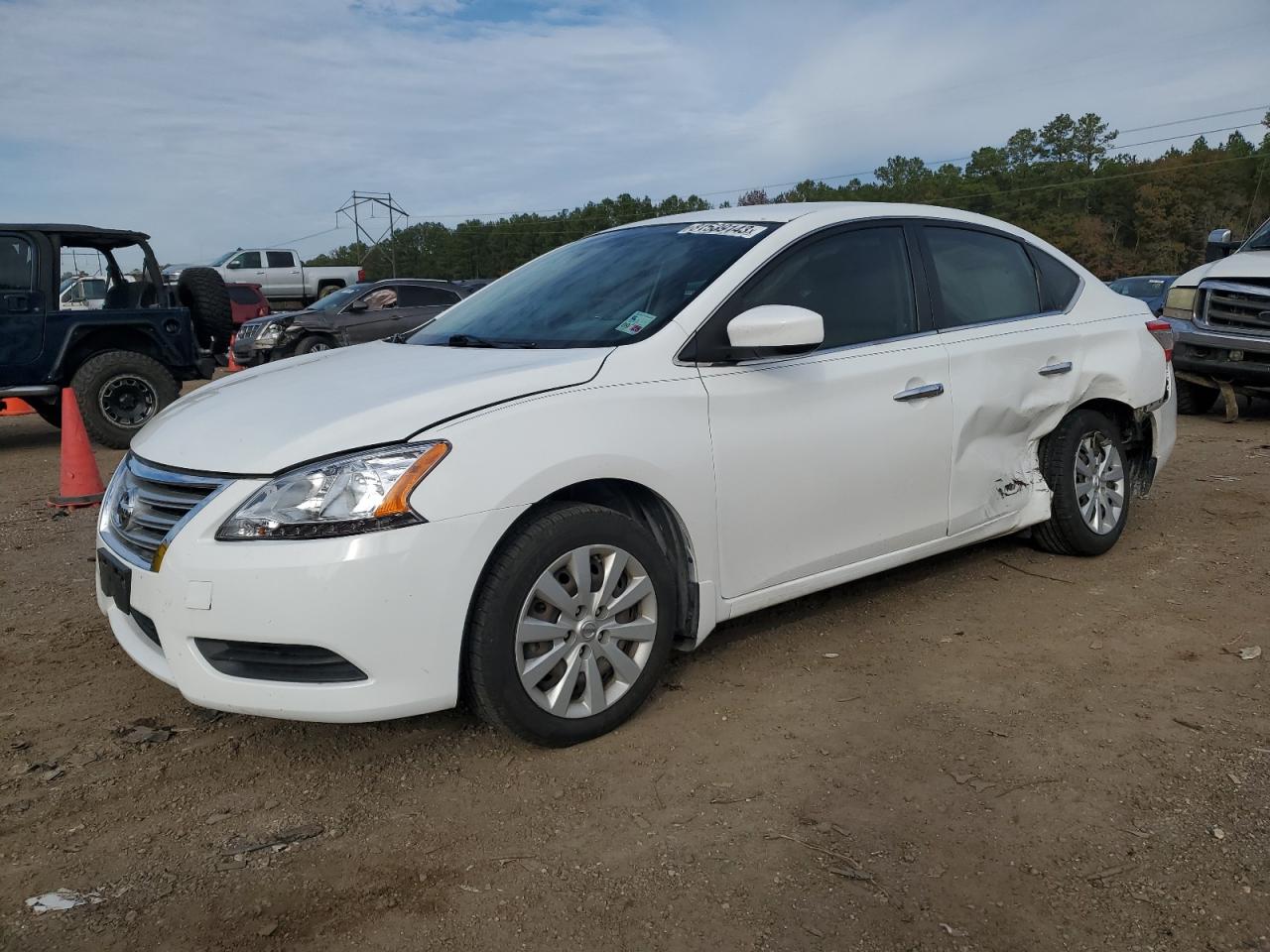 Image 1 of 2015 NISSAN SENTRA S 2015 with VIN 3N1AB7APXFY311844