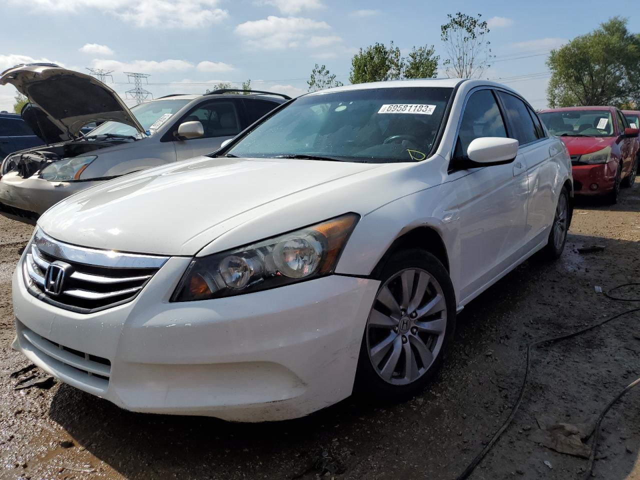 Image 1 of 2012 HONDA ACCORD EXL 2012 with VIN 1HGCP2F86CA029326