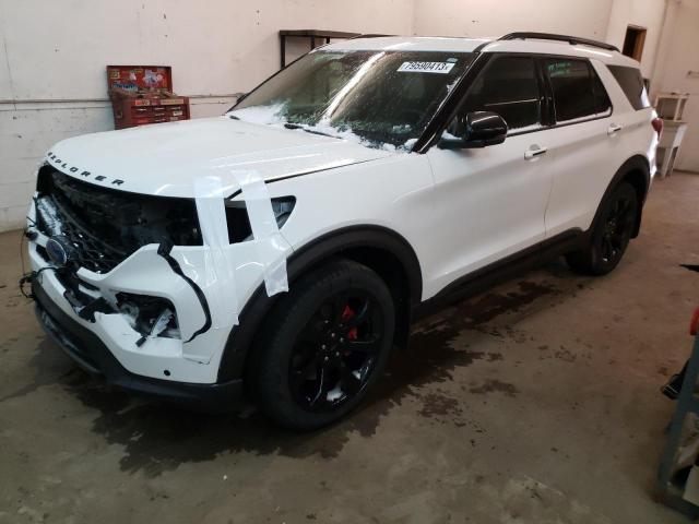 Image 1 of 2020 FORD EXPLORER ST 2020 with VIN 1FM5K8GC1LGB77971