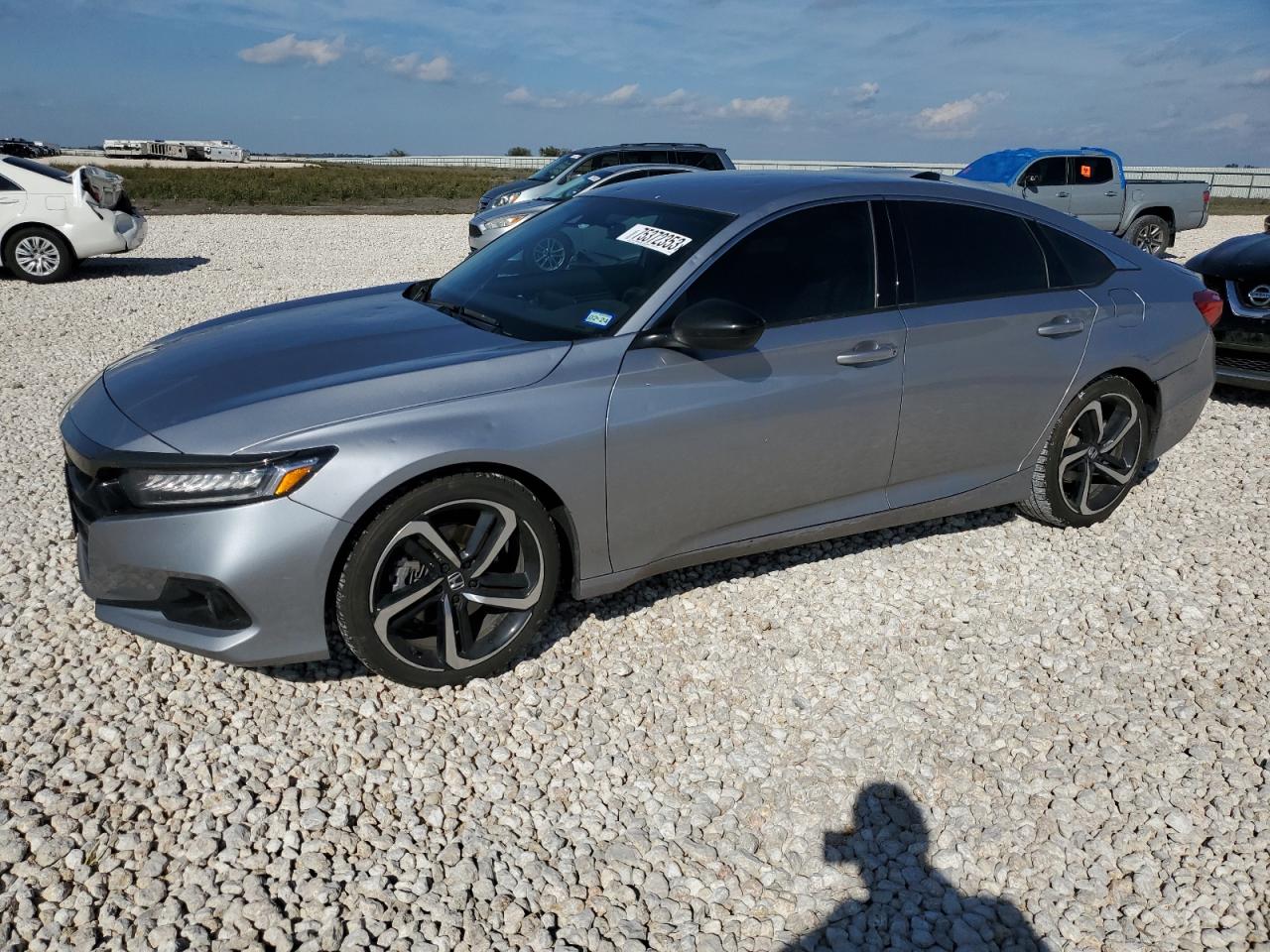 Image 1 of 2022 HONDA ACCORD SPORT 2022 with VIN 1HGCV1F38NA027522