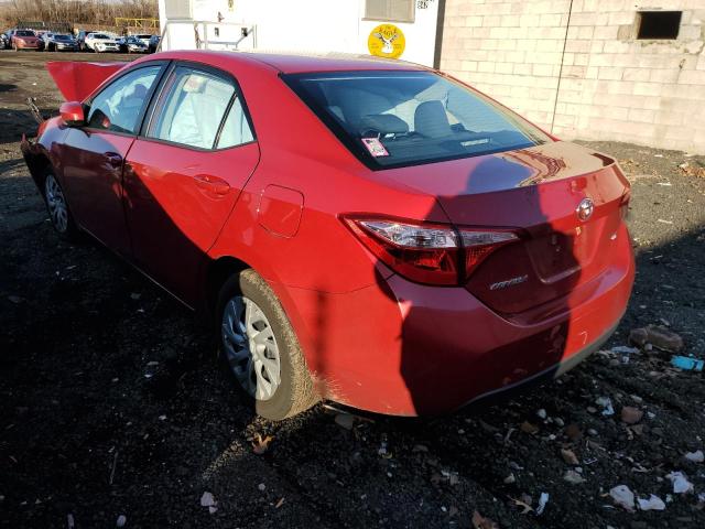 Image 2 of 2019 TOYOTA COROLLA L 2019 with VIN 2T1BURHE0KC236755