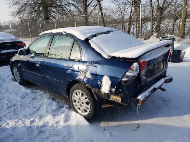 Image 2 of 2005 HONDA CIVIC LX 2005 with VIN 2HGES16585H521738