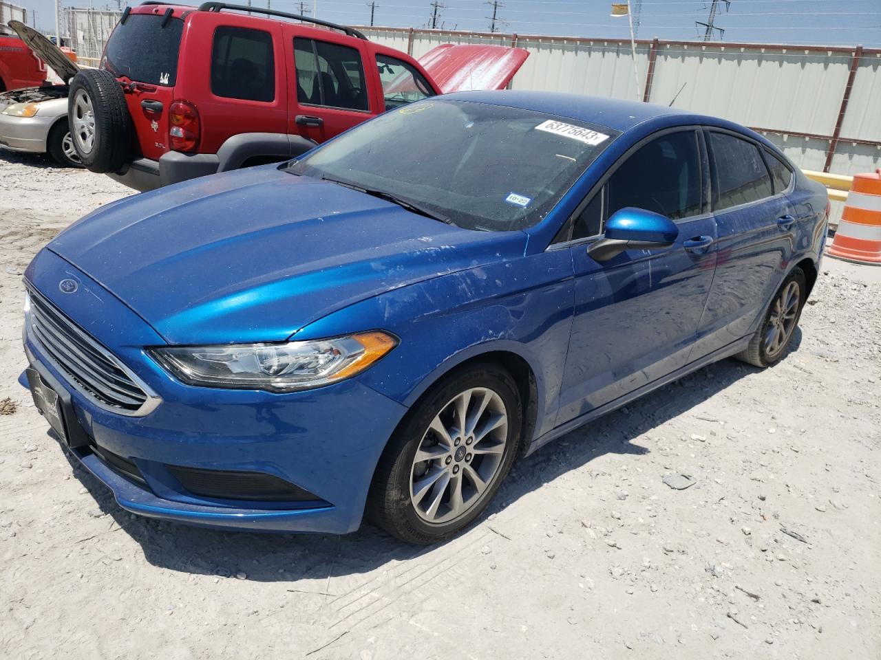 Image 1 of 2017 FORD FUSION SE 2017 with VIN 3FA6P0H73HR206129