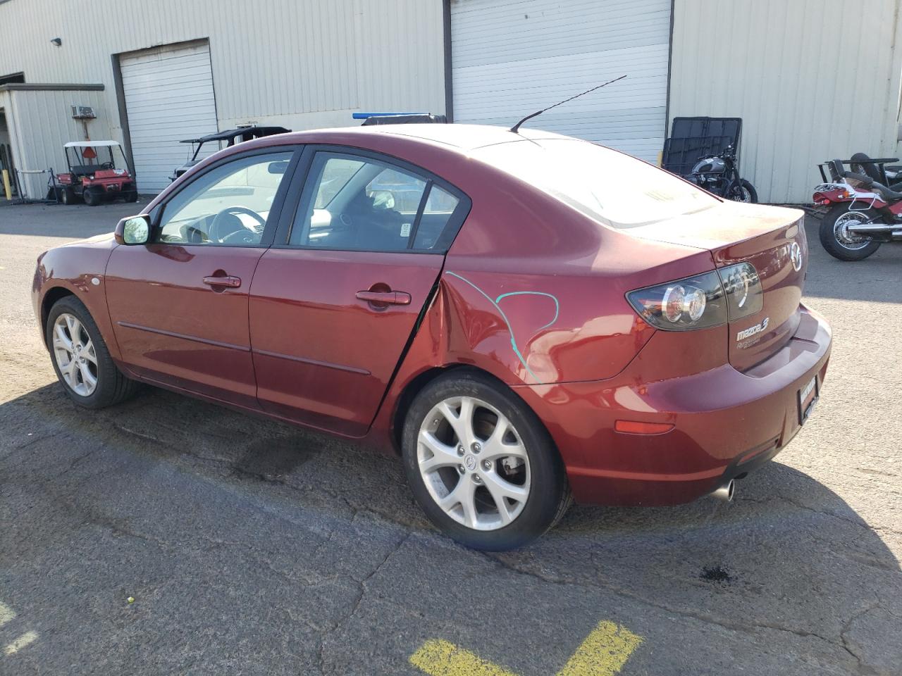 Image 2 of 2009 MAZDA 3 I 2009 with VIN JM1BK32F291201945