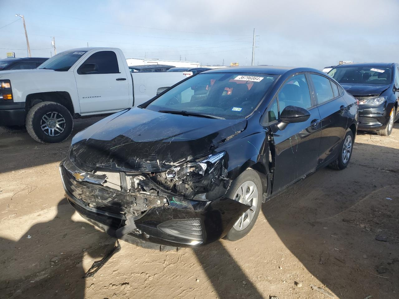 Obraz 1 z 2019 CHEVROLET CRUZE LS 2019 z VIN 1G1BC5SM1K7124942