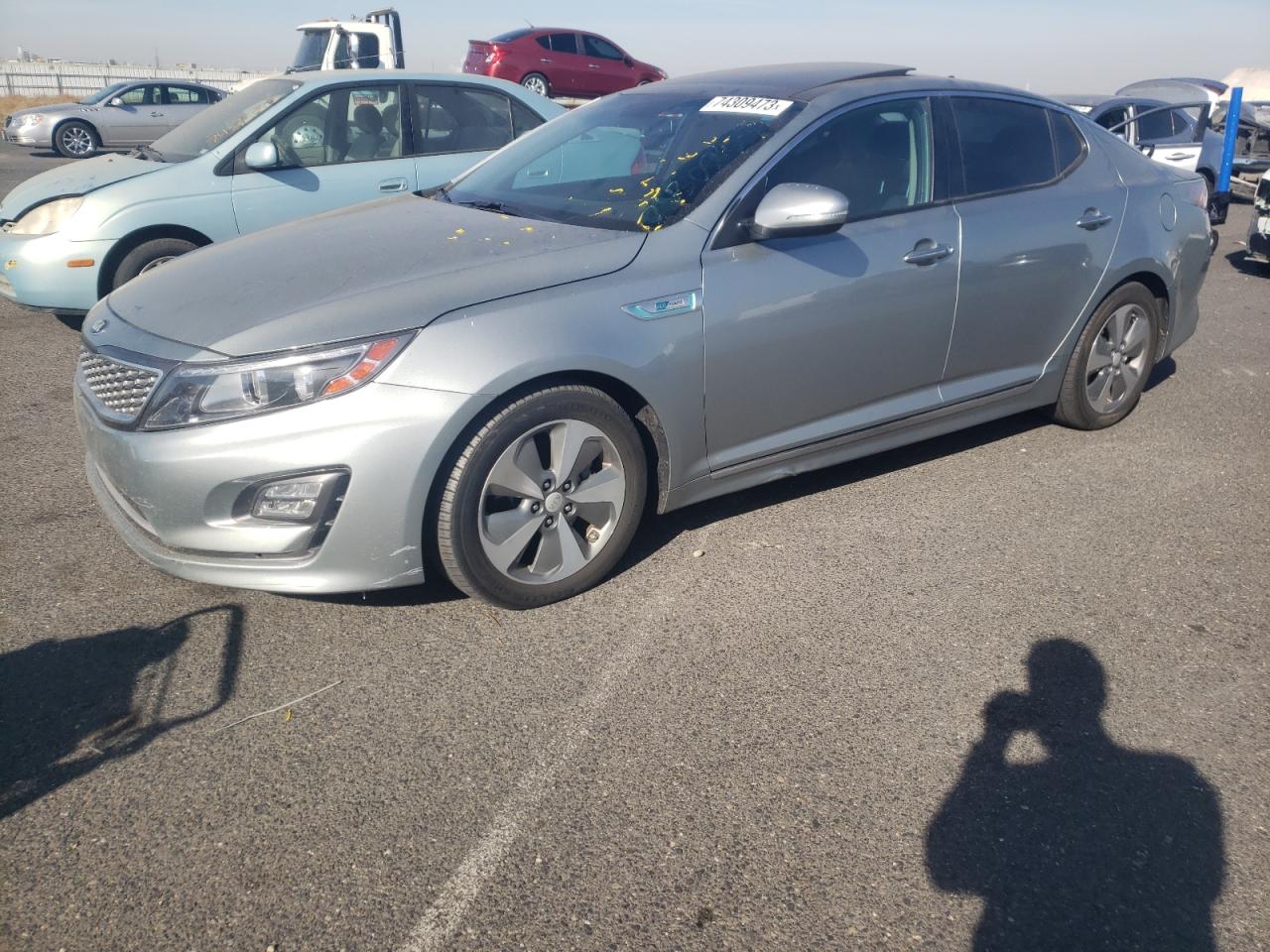 Obraz 1 z 2016 KIA OPTIMA HYBRID 2016 z VIN KNAGN4AD8G5093305