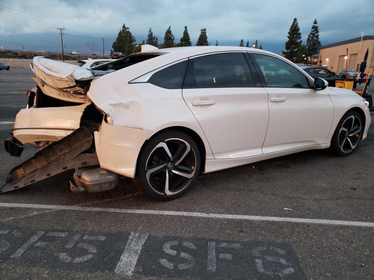 Image 3 of 2019 HONDA ACCORD SPORT 2019 with VIN 1HGCV1F36KA026753
