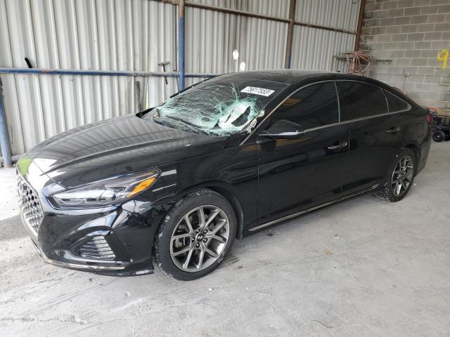 Image 1 of 2018 HYUNDAI SONATA SPORT 2018 with VIN 5NPE34AB7JH719903