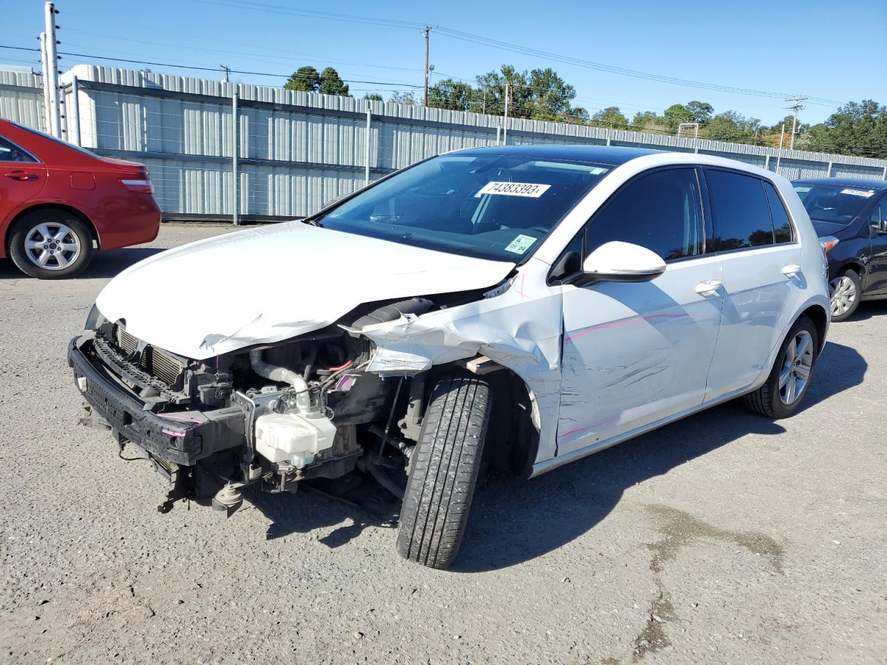 Image 1 of 2017 VOLKSWAGEN GOLF S 2017 with VIN 3VW217AU8HM026707