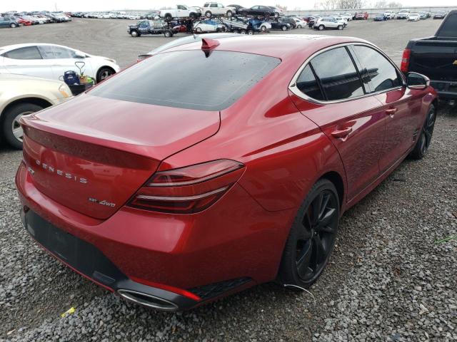 Image 3 of 2023 GENESIS G70 BASE 2023 with VIN KMTG54TE0PU104782