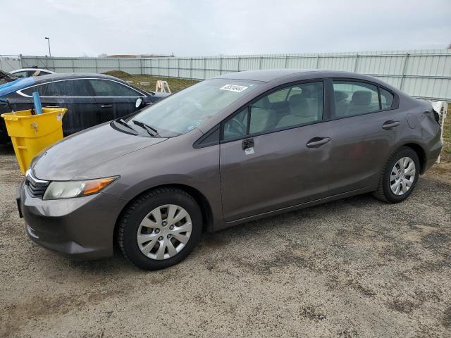 Image 1 of 2012 HONDA CIVIC LX 2012 with VIN 19XFB2F52CE061008