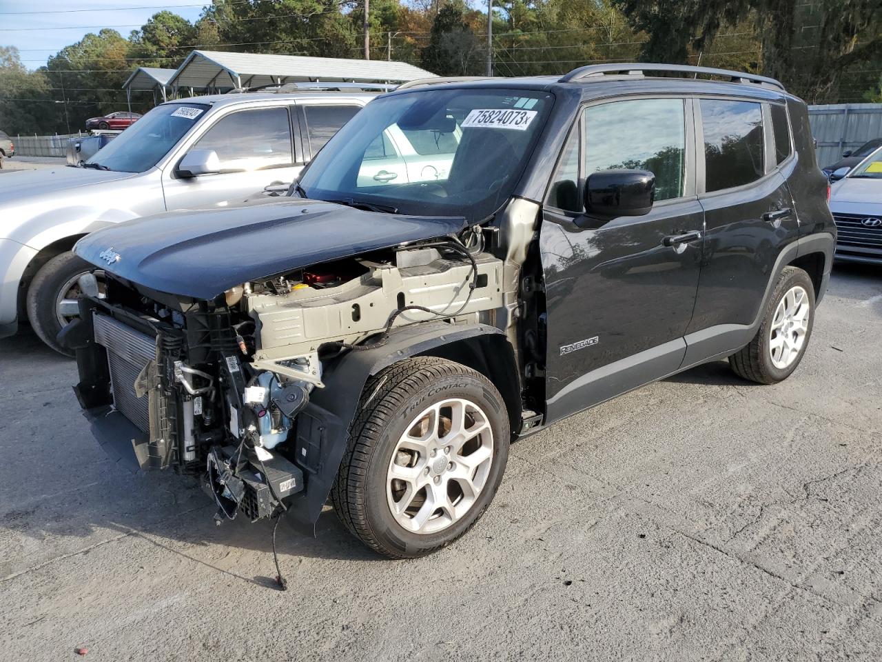 Image 1 of 2018 JEEP RENEGADE LATITUDE 2018 with VIN ZACCJABB7JPJ53983