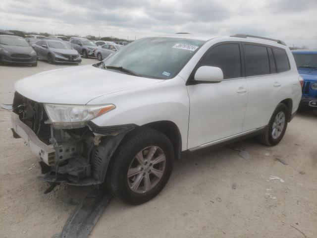 Image 1 of 2013 TOYOTA HIGHLANDER BASE 2013 with VIN 5TDZK3EH2DS132875