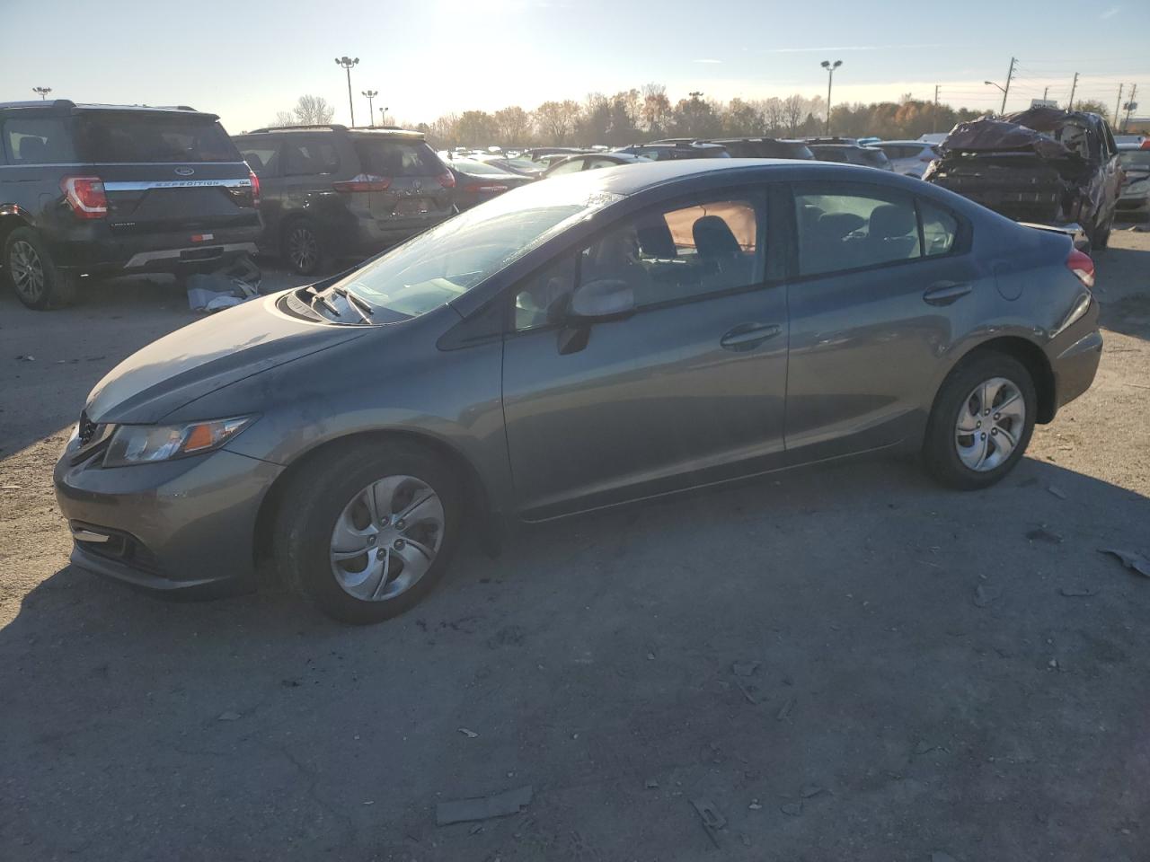 Изображение 1 2013 HONDA CIVIC LX 2013 с VIN 19XFB2F52DE081955