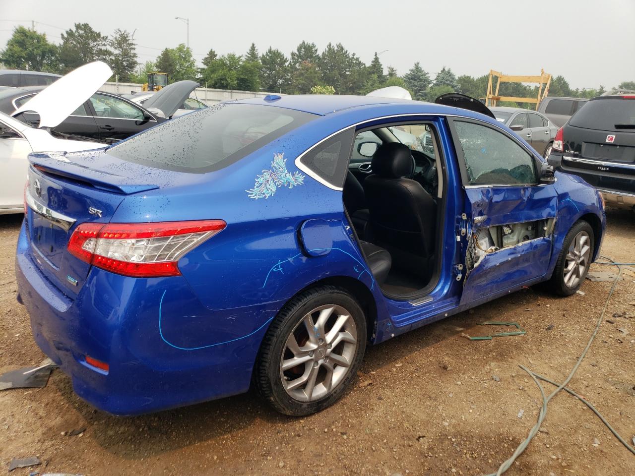 Image 3 of 2013 NISSAN SENTRA S 2013 with VIN 3N1AB7AP9DL743920