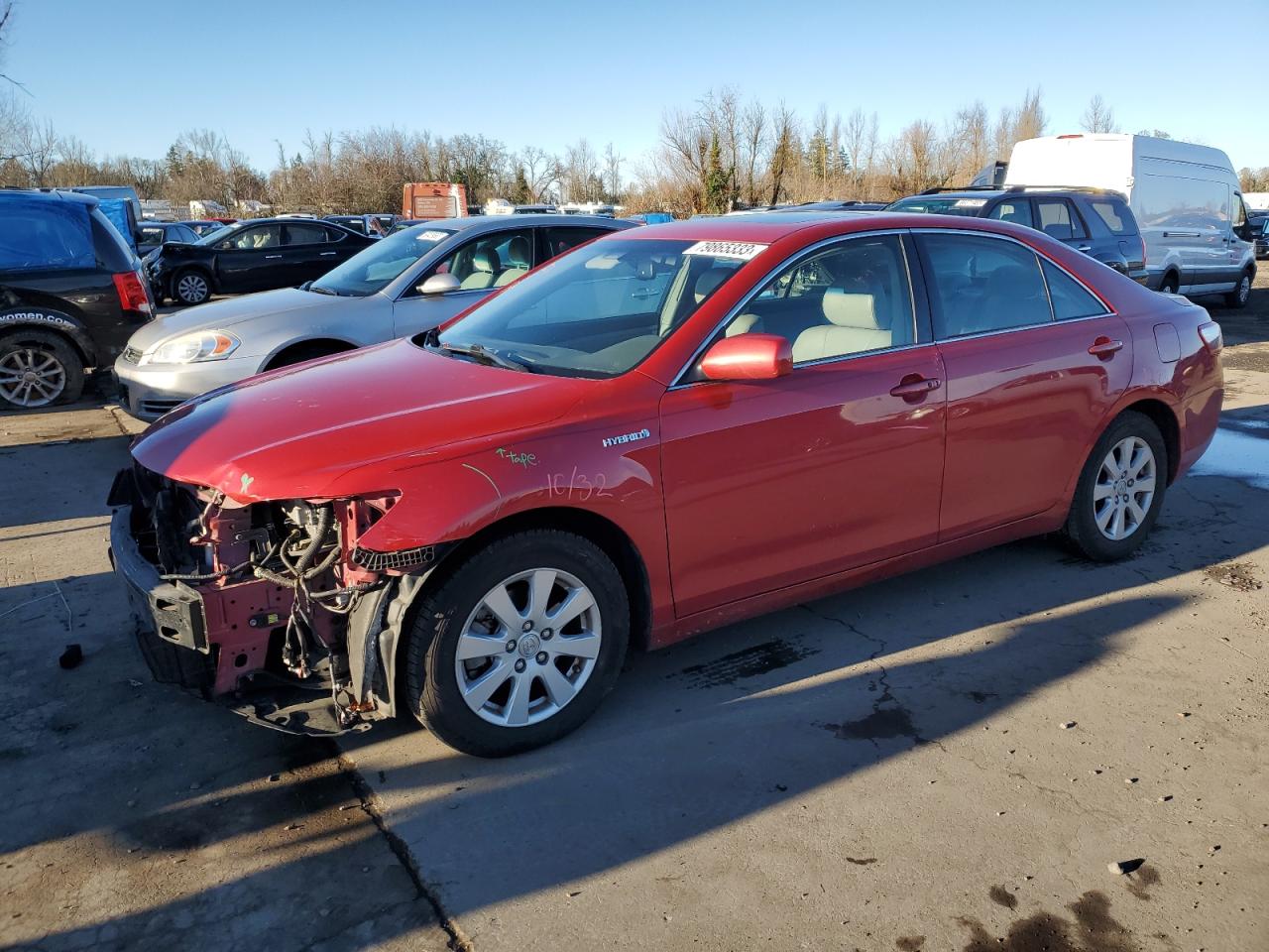 Image 1 of 2007 TOYOTA CAMRY HYBRID 2007 with VIN JTNBB46K073013516