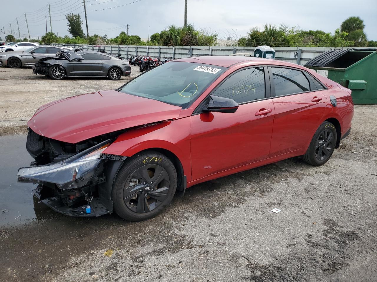 Obraz 1 z 2023 HYUNDAI ELANTRA SEL 2023 z VIN KMHLM4AG9PU377719