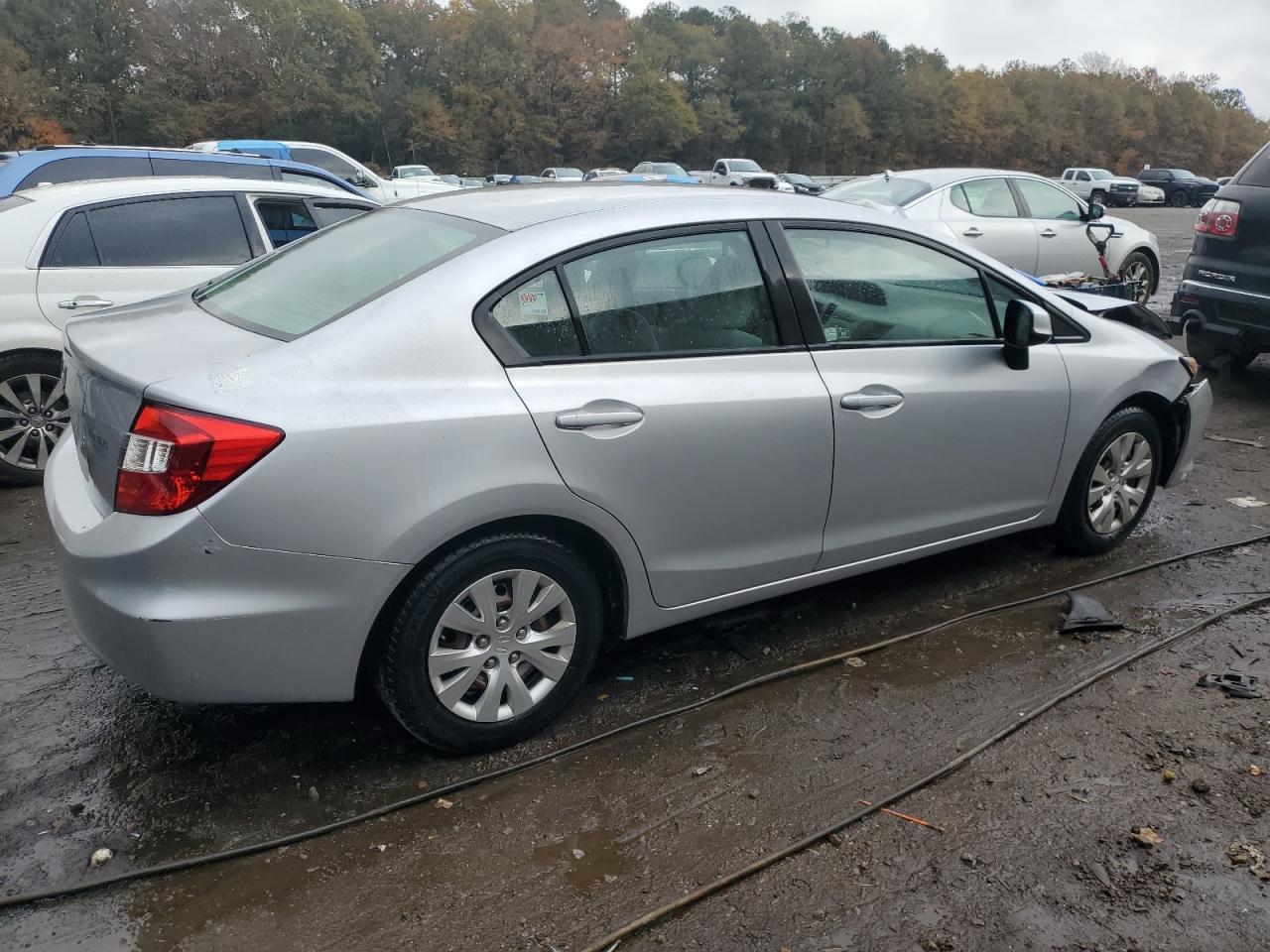 Image 3 of 2012 HONDA CIVIC LX 2012 with VIN 19XFB2F56CE078216