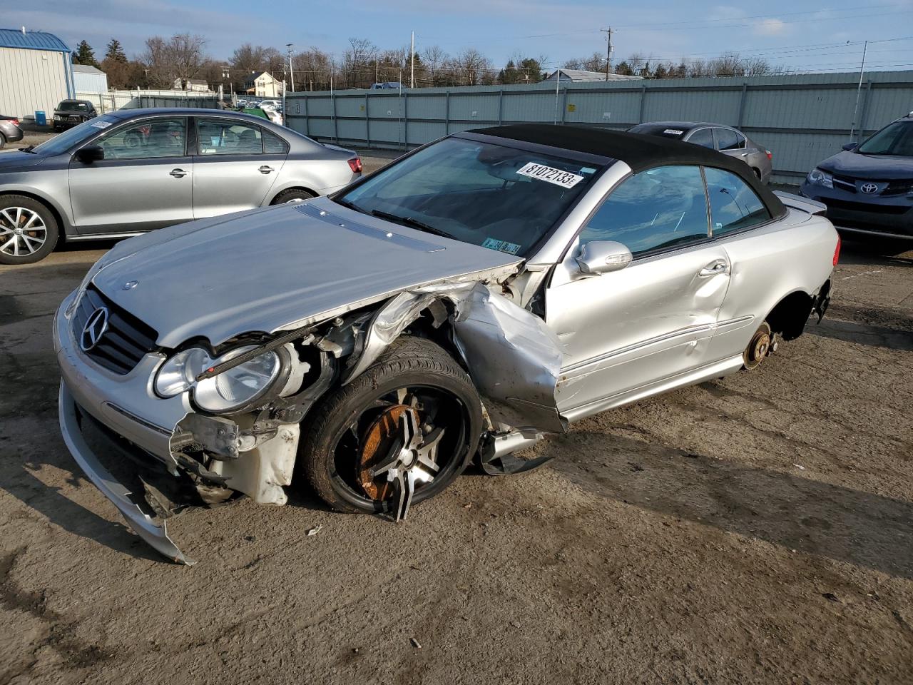 Image 1 of 2005 MERCEDES-BENZ CLK 500 2005 with VIN WDBTK75G95T043116