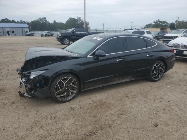 Image 1 of 2021 HYUNDAI SONATA N LINE 2021 with VIN 5NPEK4JC7MH120581