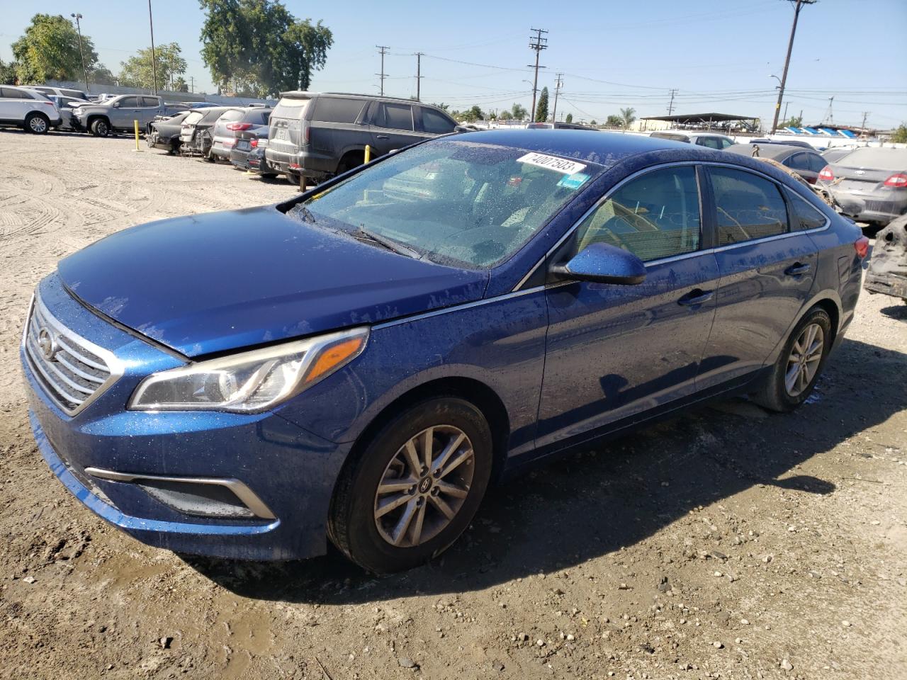 Изображение 1 2016 HYUNDAI SONATA SE 2016 с VIN 5NPE24AF3GH343294