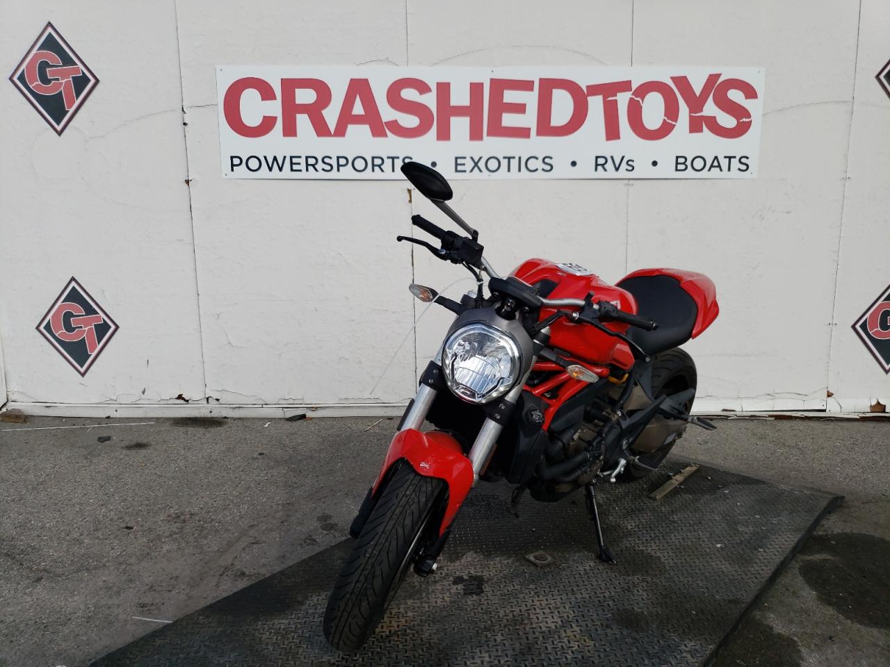 Image 2 of 2015 DUCATI MONSTER 821 2015 with VIN ZDM1RBTSXFB006909