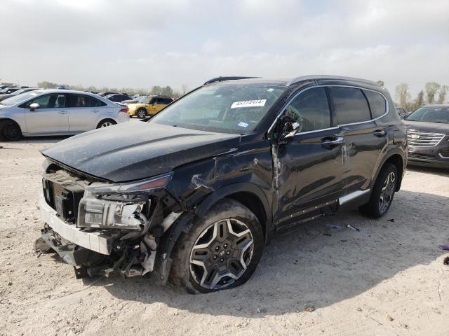Image 1 of 2021 HYUNDAI SANTA FE SEL PREMIUM 2021 with VIN KM8S3DA10MU013307