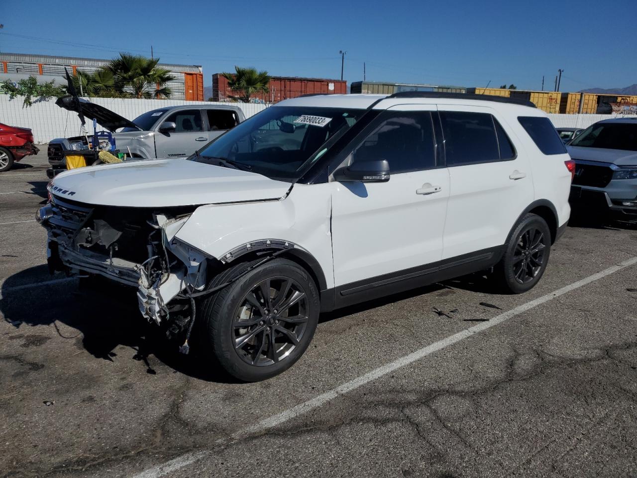 Image 1 of 2019 FORD EXPLORER XLT 2019 with VIN 1FM5K7D83KGA41950