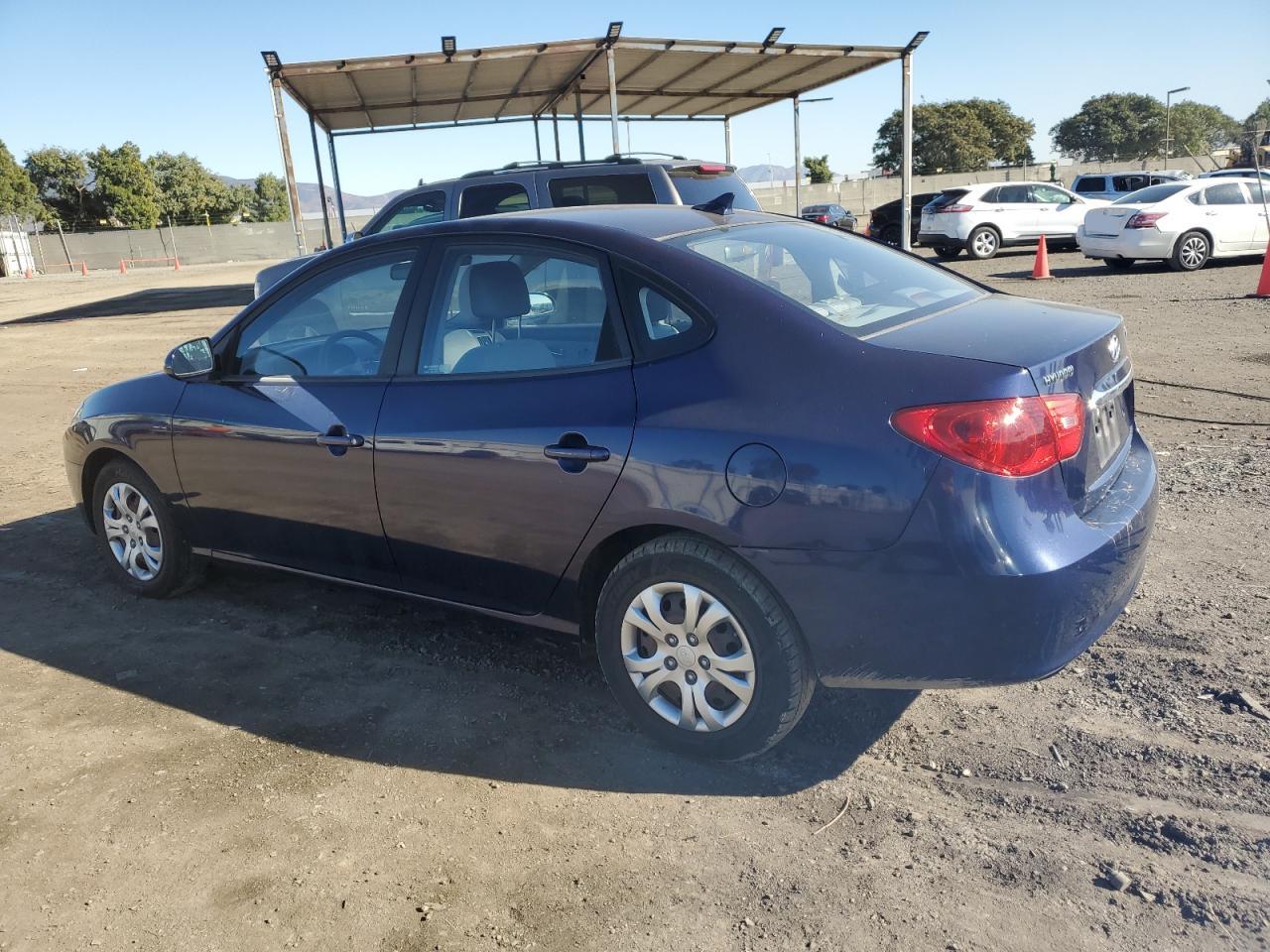 Image 2 of 2010 HYUNDAI ELANTRA BLUE 2010 with VIN KMHDU4ADXAU191480