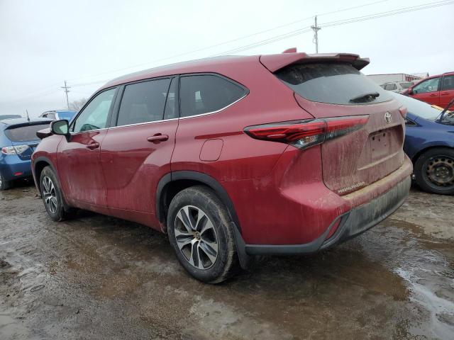 Изображение 2 2022 TOYOTA HIGHLANDER XLE 2022 с VIN 5TDGZRBH4NS566257