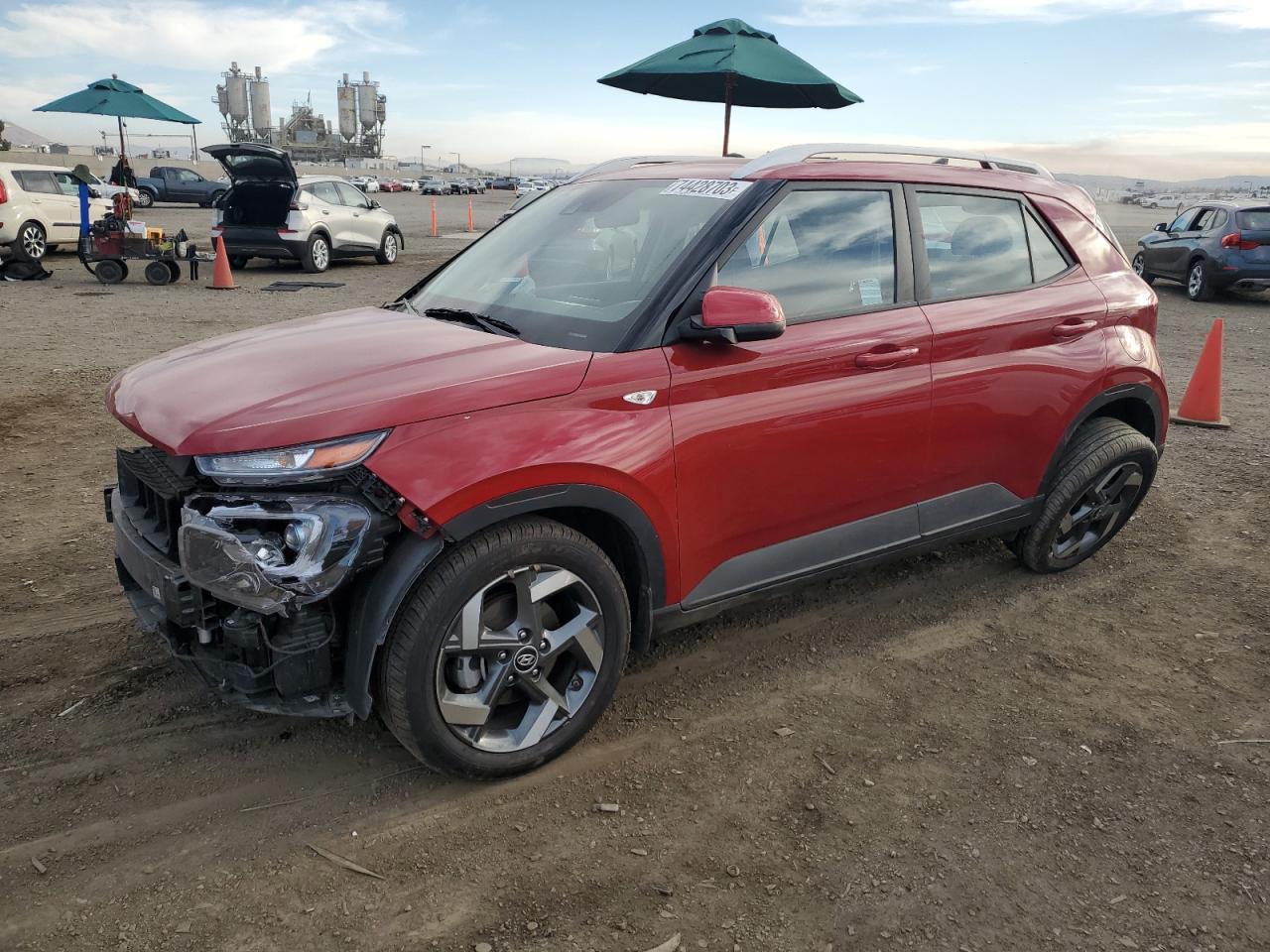 Изображение 1 2022 HYUNDAI VENUE SEL 2022 с VIN KMHRC8A31NU190456