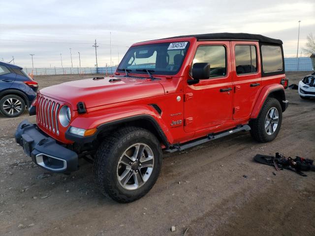 Image 1 of 2018 JEEP WRANGLER UNLIMITED SAHARA 2018 with VIN 1C4HJXENXJW328764