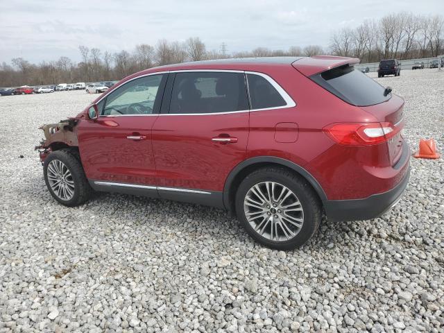 Image 2 of 2017 LINCOLN MKX RESERVE 2017 with VIN 2LMPJ8LRXHBL34857