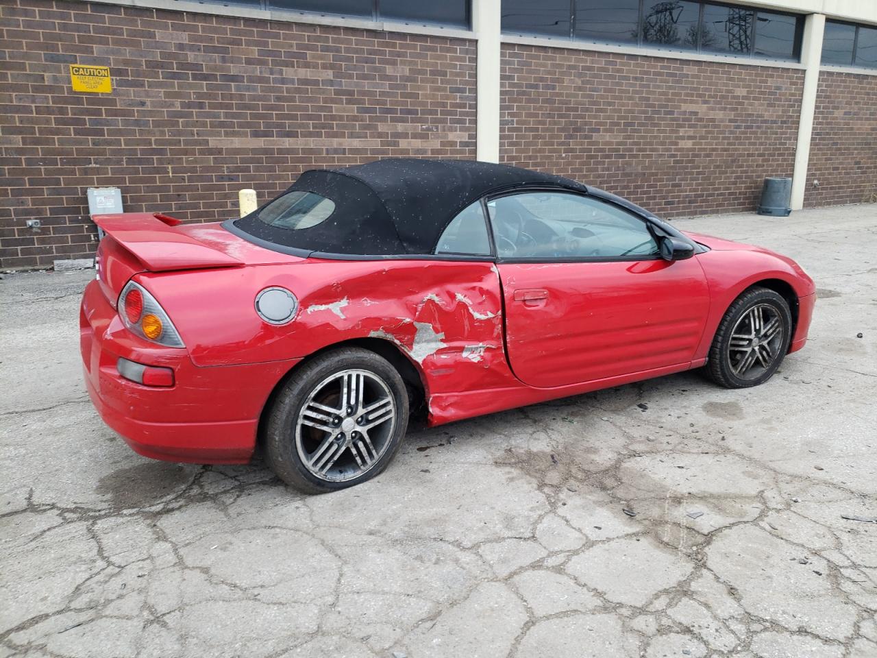 Image 3 of 2003 MITSUBISHI ECLIPSE SPYDER GS 2003 with VIN 4A3AE45G83E016454