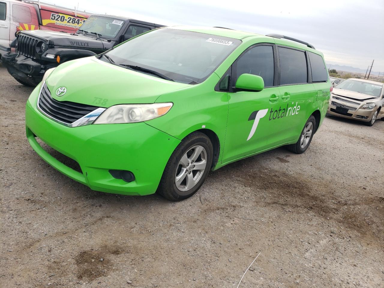 Image 1 of 2014 TOYOTA SIENNA LE 2014 with VIN 5TDKK3DC8ES463193