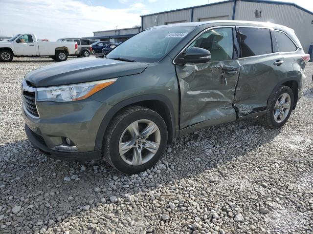 Image 1 of 2016 TOYOTA HIGHLANDER LIMITED 2016 with VIN 5TDDKRFH4GS266853