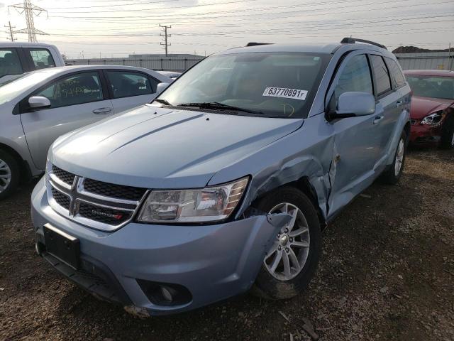 Image 2 of 2013 DODGE JOURNEY SXT 2013 with VIN 3C4PDDBG2DT568778