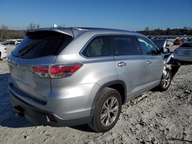 Image 3 of 2014 TOYOTA HIGHLANDER XLE 2014 with VIN 5TDKKRFH4ES032426