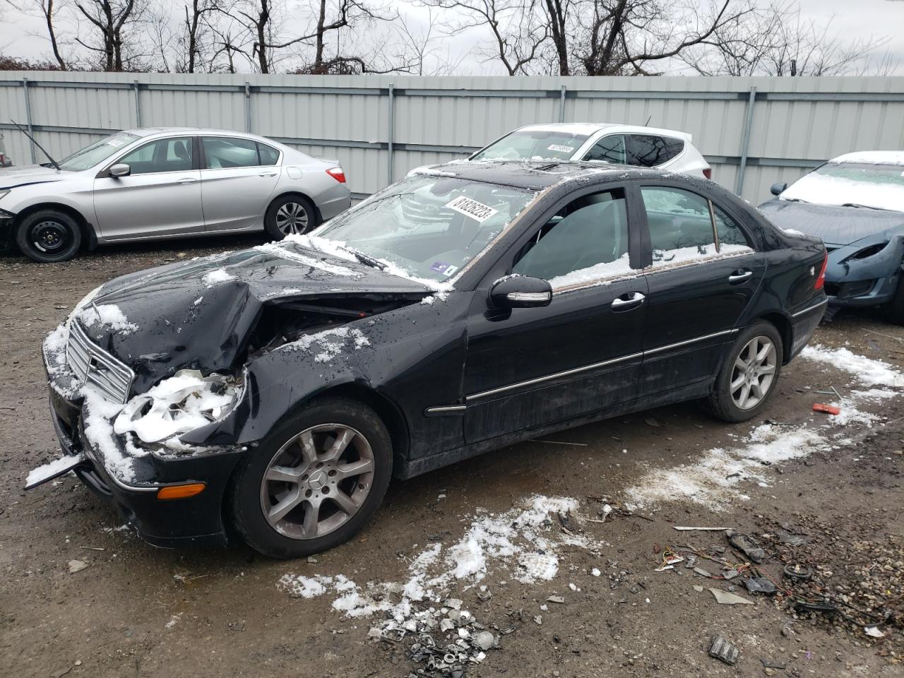 Image 1 of 2007 MERCEDES-BENZ C 280 4MATIC 2007 with VIN WDBRF92H87F908005