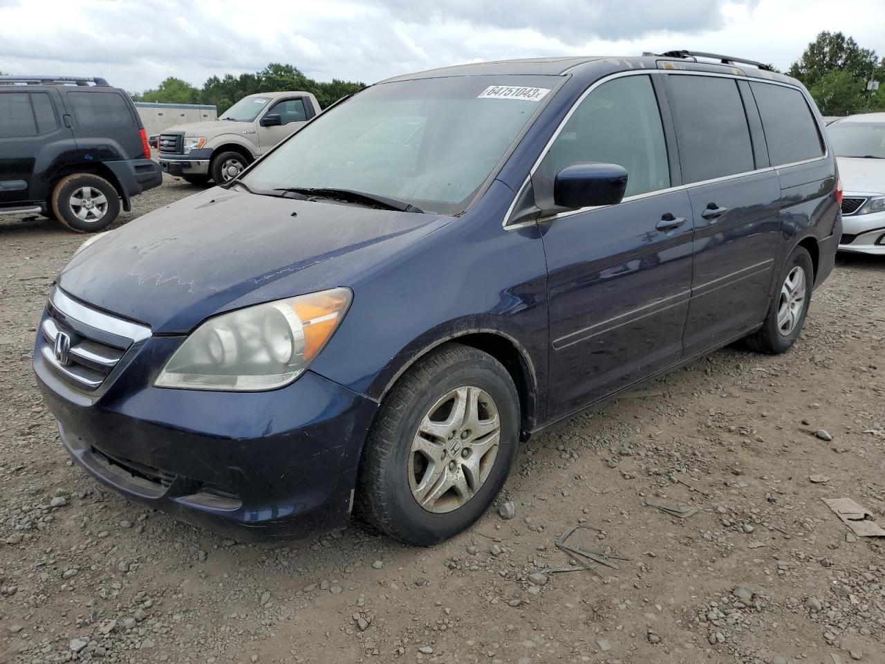 Image 1 of 2007 HONDA ODYSSEY EXL 2007 with VIN 5FNRL38737B034883