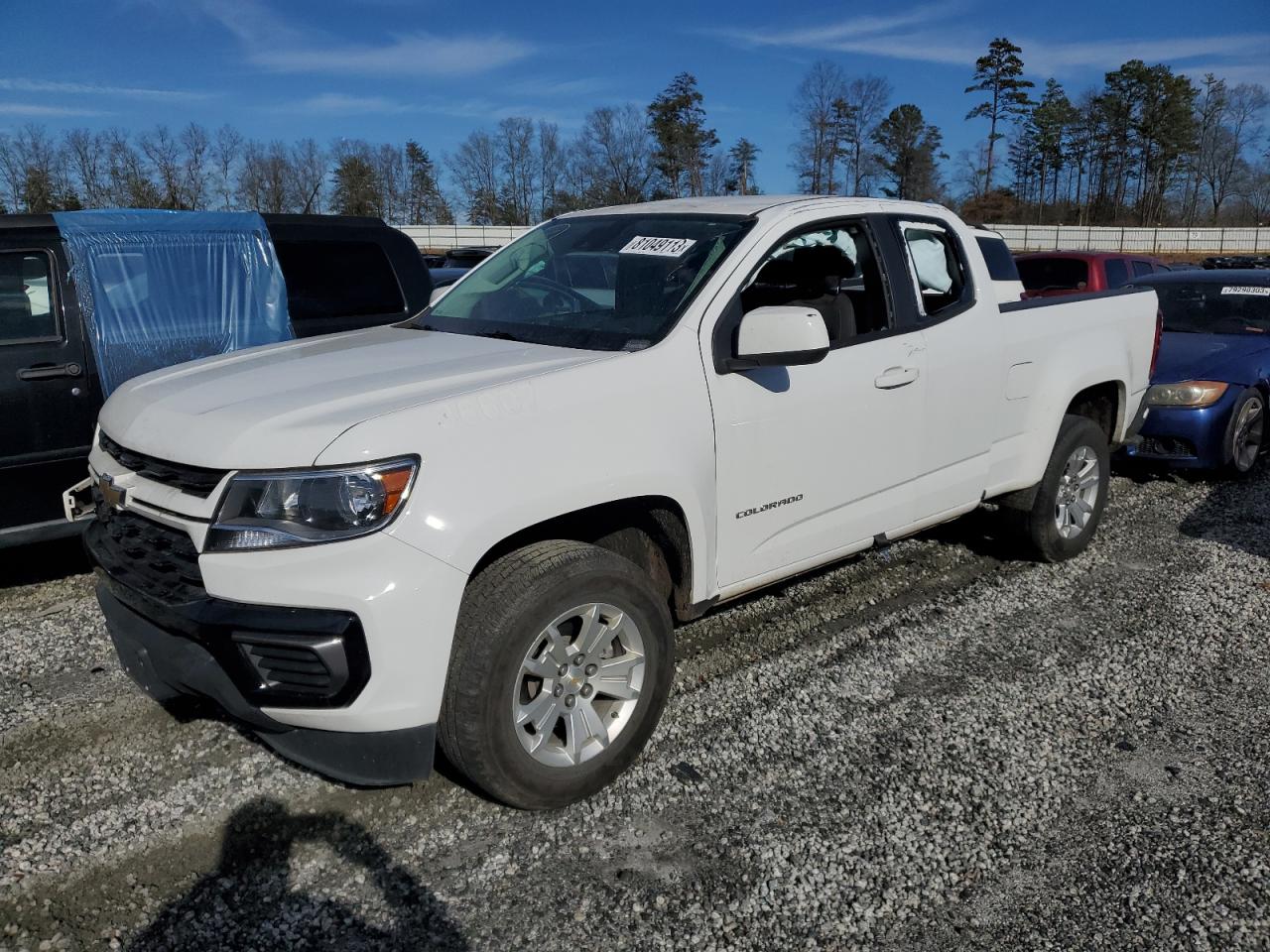 Image 1 of 2022 CHEVROLET COLORADO LT 2022 with VIN 1GCHSCEA8N1191278