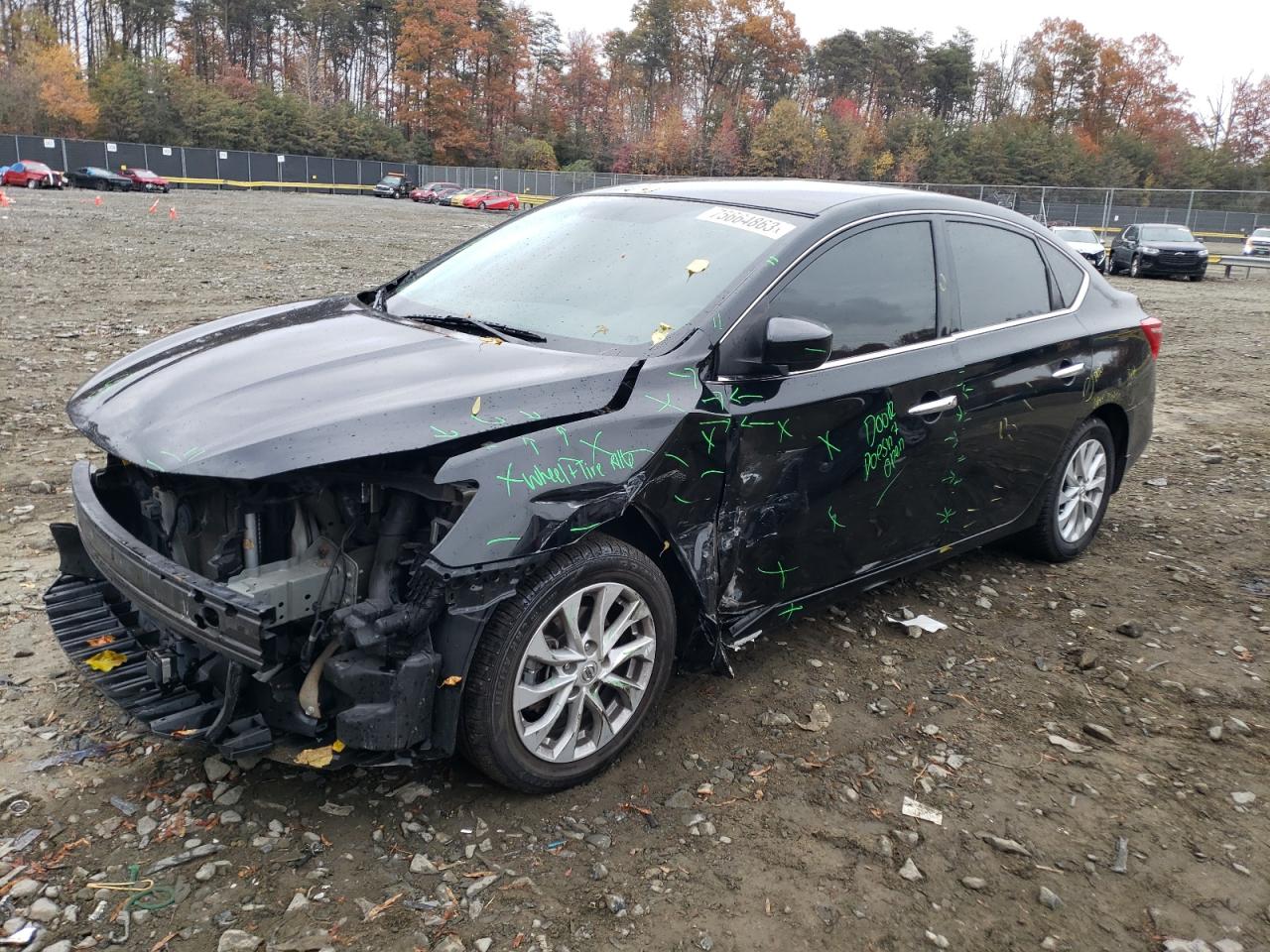 Изображение 1 2019 NISSAN SENTRA S 2019 с VIN 3N1AB7AP3KY273156