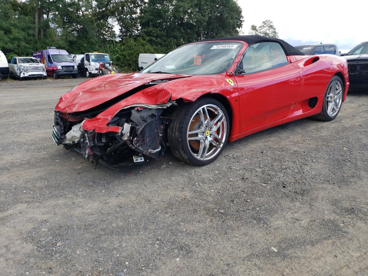 Image 1 of 2003 FERRARI 360 SPIDER 2003 with VIN ZFFYT53A630133377