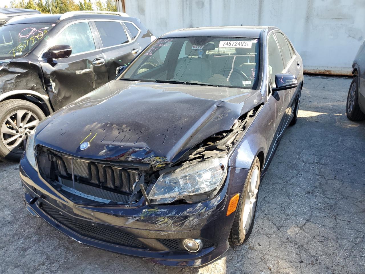 Image 1 of 2010 MERCEDES-BENZ C 300 2010 with VIN WDDGF5EB0AR091469