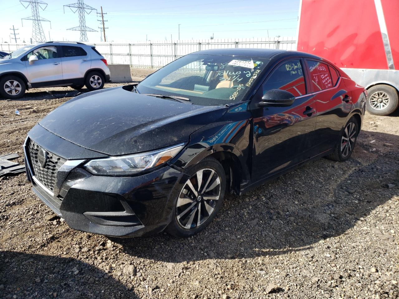 Изображение 1 2021 NISSAN SENTRA SV 2021 с VIN 3N1AB8CV4MY253227