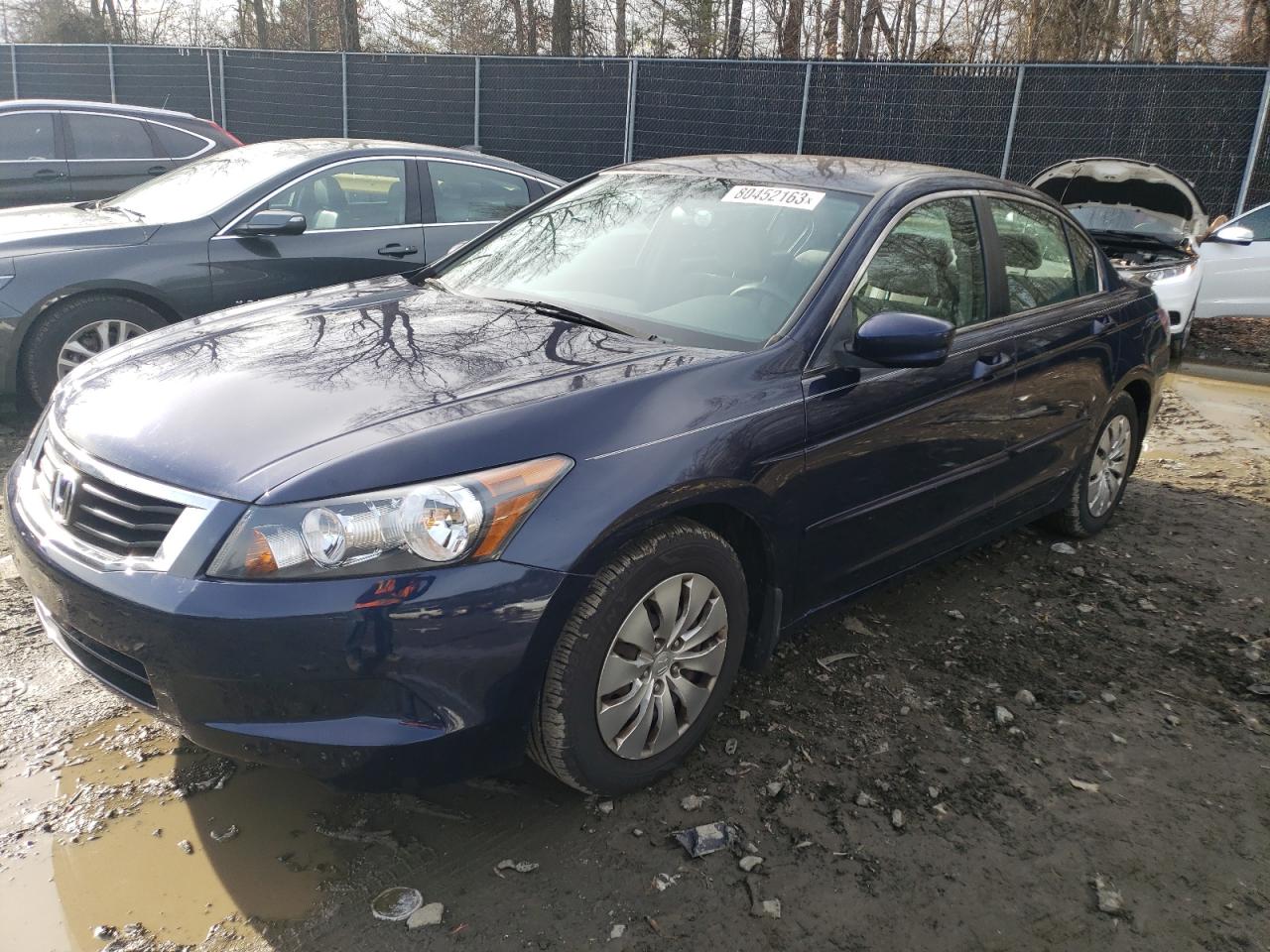 Image 1 of 2009 HONDA ACCORD LX 2009 with VIN 1HGCP26329A055421