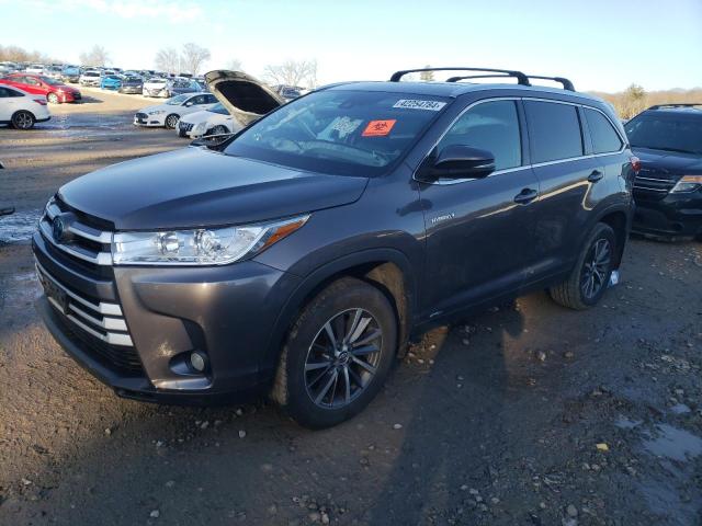 Image 1 of 2019 TOYOTA HIGHLANDER HYBRID 2019 with VIN 5TDJGRFH7KS052260