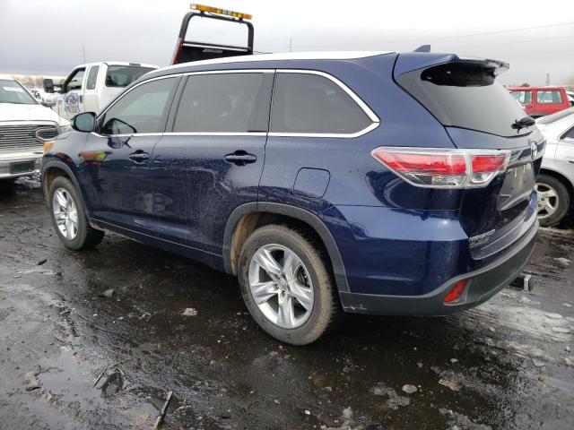 Изображение 2 2015 TOYOTA HIGHLANDER LIMITED 2015 с VIN 5TDYKRFH4FS119688