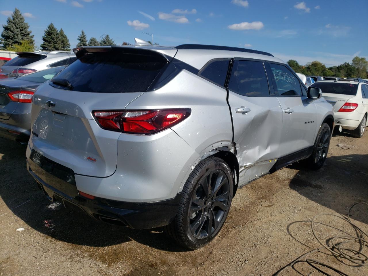 Obraz 3 z 2021 CHEVROLET BLAZER RS 2021 z VIN 3GNKBERS4MS572456